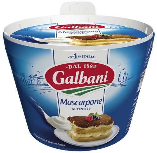 Сыр маскарпоне мягкий Galbani 80% 500 г фото