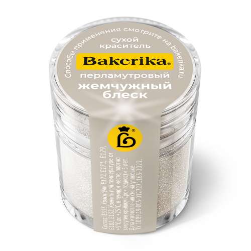 Краситель сухой перламутровый Bakerika Жемчужный блеск 4 гр фото