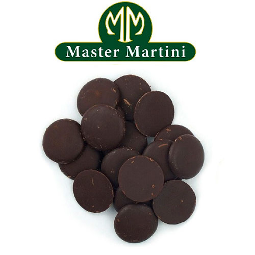 Глазурь темная Master Martini Bolero Fondente Dischi, 1 кг фото
