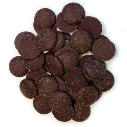 Шоколад темный Сallebaut 54% легкоплавские диски 500 гр фото