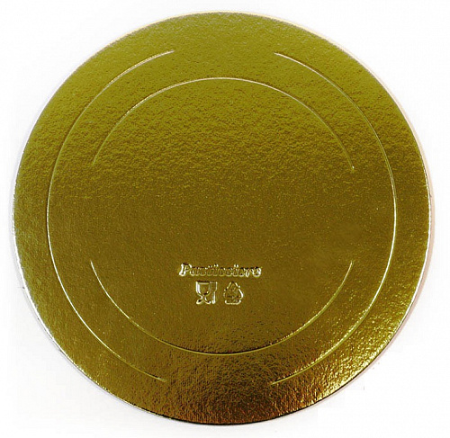 Подложка для торта Золото 2,5 мм диаметр 24 см фото