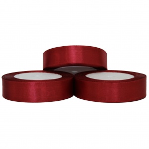 Ленты атласные 25мм, 30 ярдов (темно-бордовый 48) фото