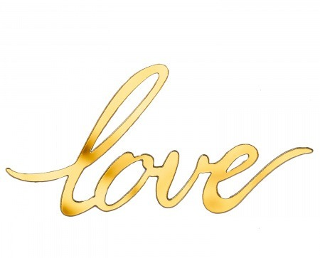 Украшение надпись для торта Love в ассортименте  фото