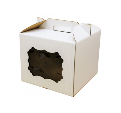 Коробка "Сундук"  для  торта 22х22х20см фото