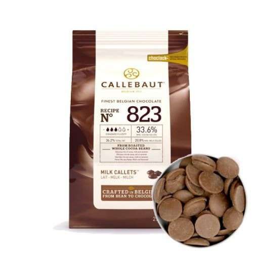 Шоколад Молочный 33,5% Callebaut 500гр фото