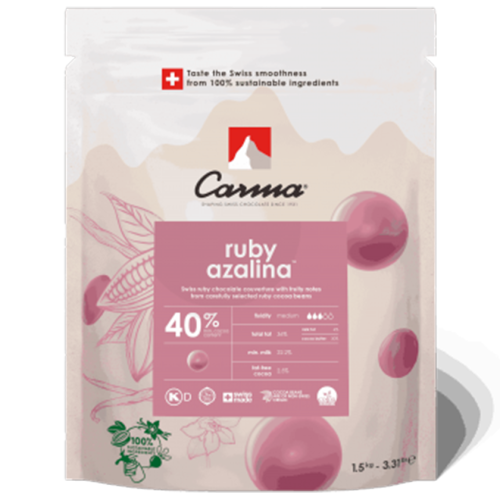 Шоколад Ruby Azalina 40%, Carma 100гр фото