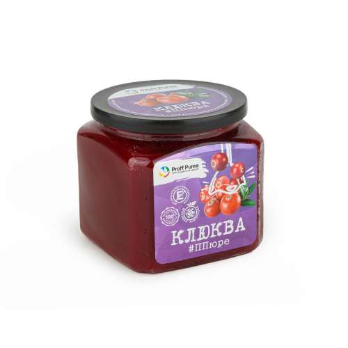 Клюква пюре 500гр Proff Puree фото