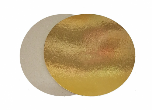Подложка для торта Золото 2,5 мм диаметр 20 см фото