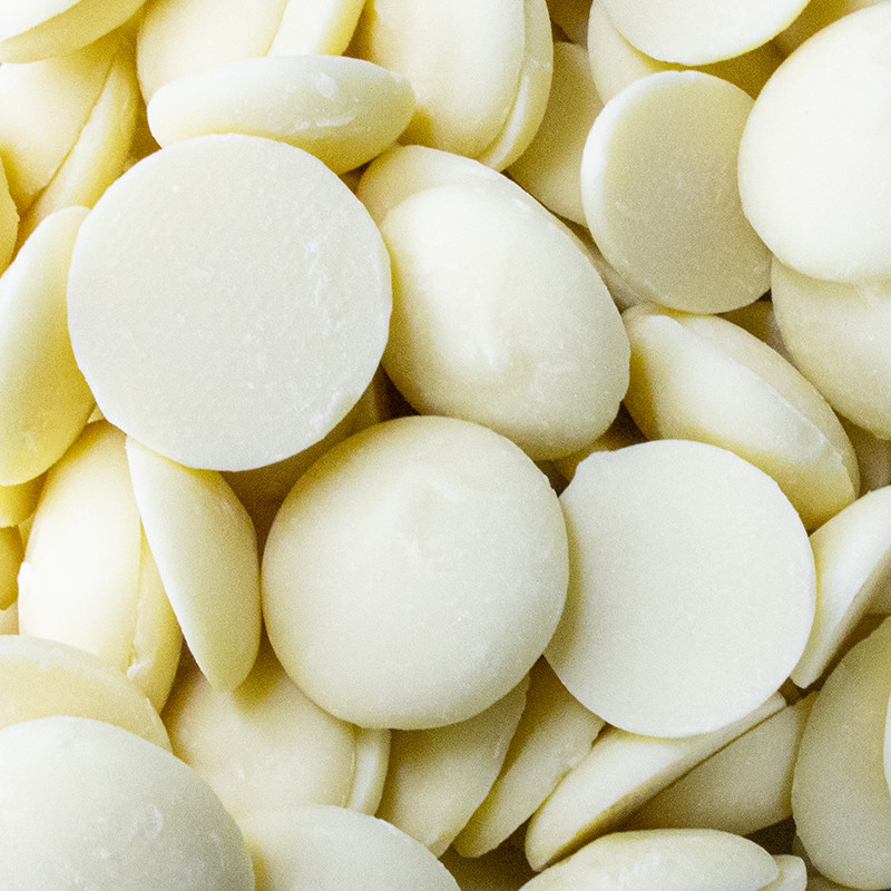 Шоколад белый 27% легкоплавские диски (Каллебаут), 300 гр фото