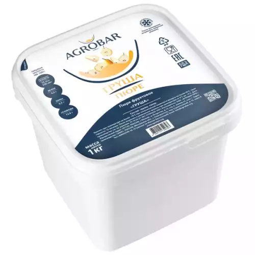 Пюре Груша замороженное Agrobar, 1 кг фото Пюре Груша замороженное Agrobar, 1 кг фото