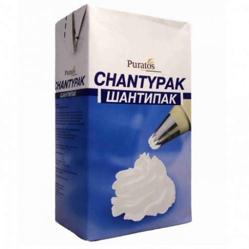 Сливки Шантипак (крем на растительных маслах) Пуратос Puratos 1л ОПТ 12шт фото