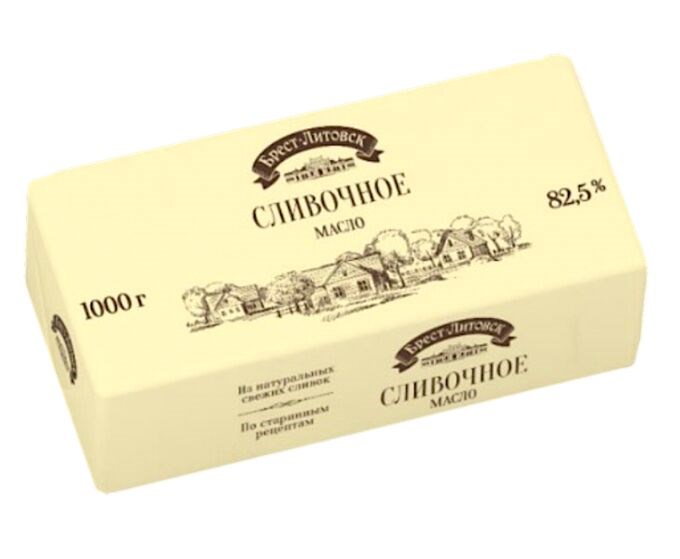 Масло Брест-Литовск 82,5% 1кг фото