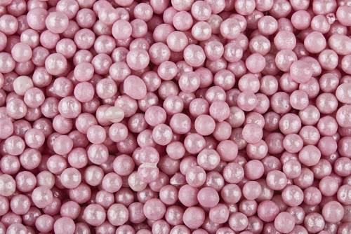 Посыпки кондитерские декоративные Жемчуг" розовый, 40г фото